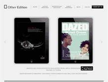 Tablet Screenshot of otheredition.com